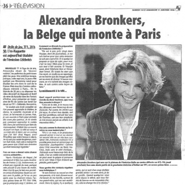 Alexandra Bronkers, la Belge qui monte à Paris